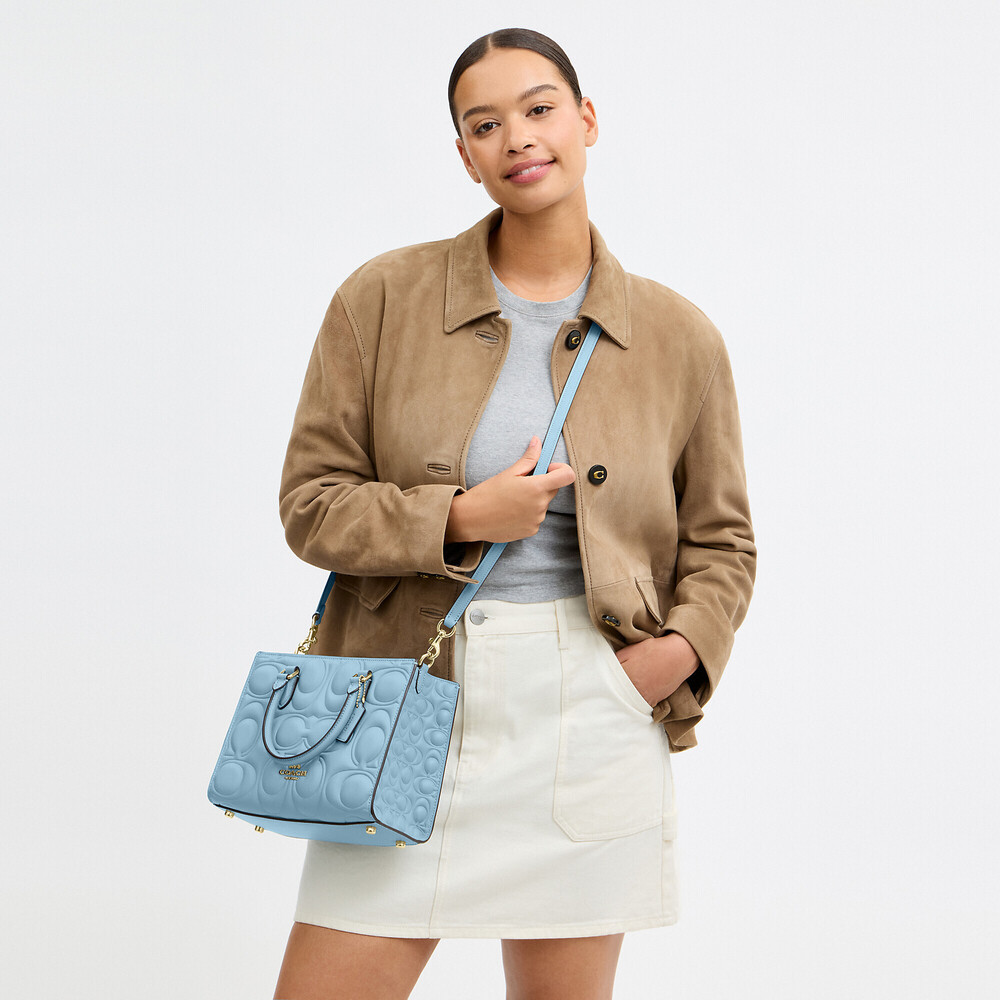Coach Outlet Maggie Small Tote Bag In Signature Leather